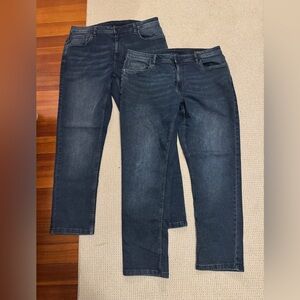 Two Pairs of The Perfect Jean Men's Jeans 38x32 Athletic Fit